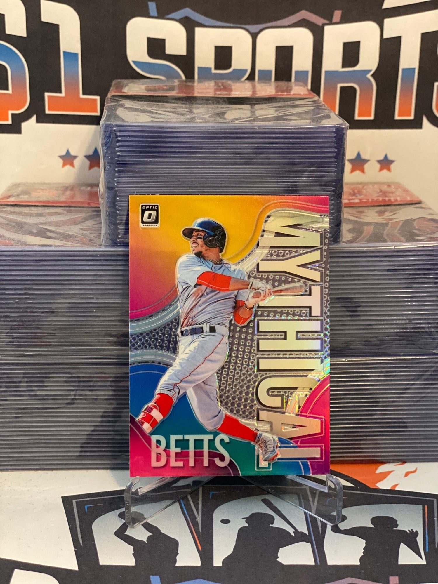 2019 Donruss Optic (Holo Prizm, Mythical) Mookie Betts #M-3