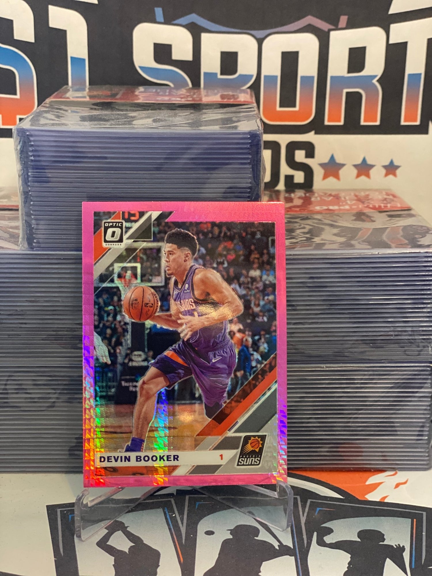 2019 Donruss Optic (Hyper Pink Prizm) Devin Booker #115