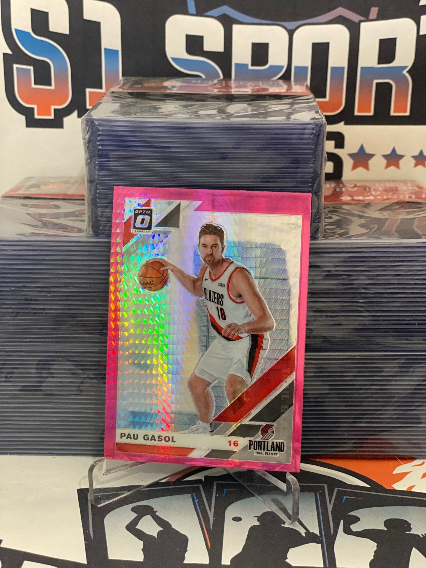 2019 Donruss Optic (Hyper Pink Prizm) Pau Gasol #37