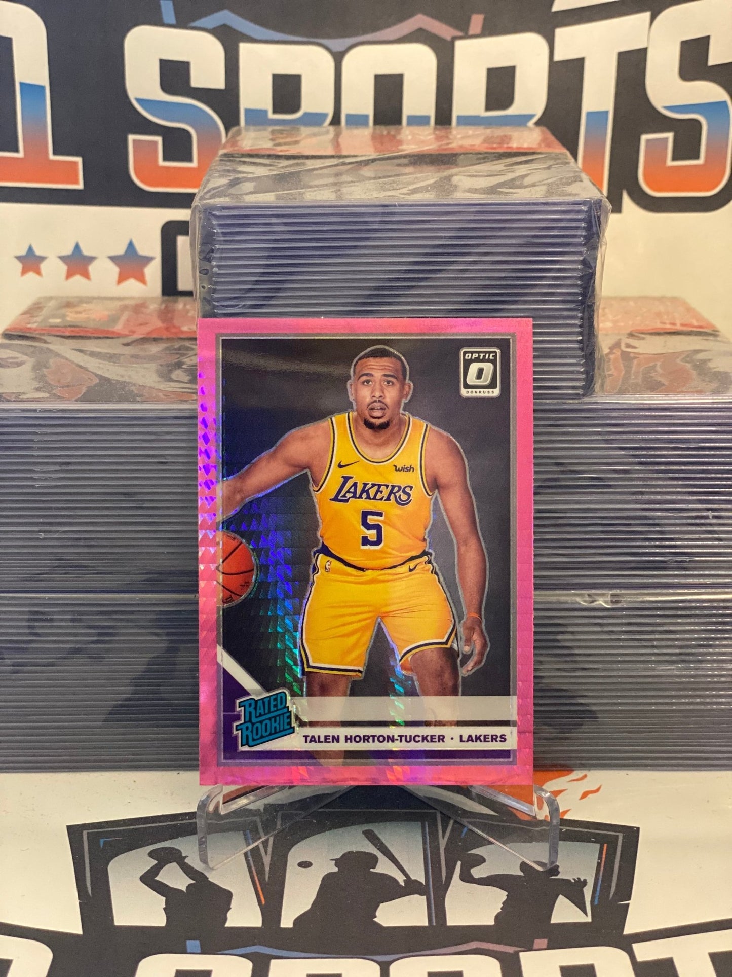 2019 Donruss Optic (Hyper Pink Prizm, Rated Rookie) Talen Horton-Tucker #151