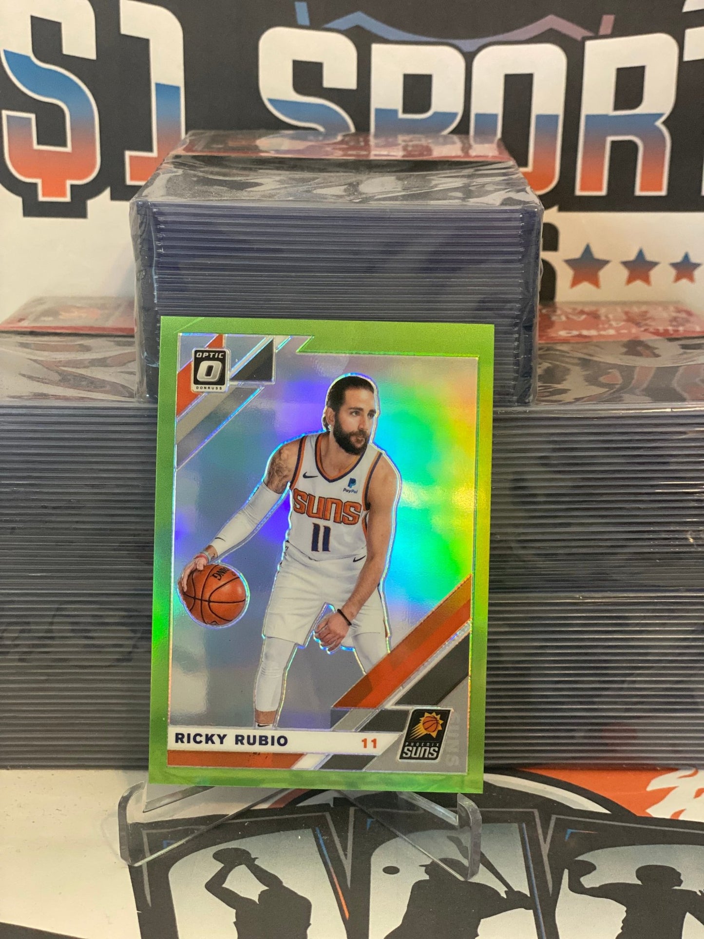 2019 Donruss Optic (Neon Green Prizm 135/149) Ricky Rubio #105