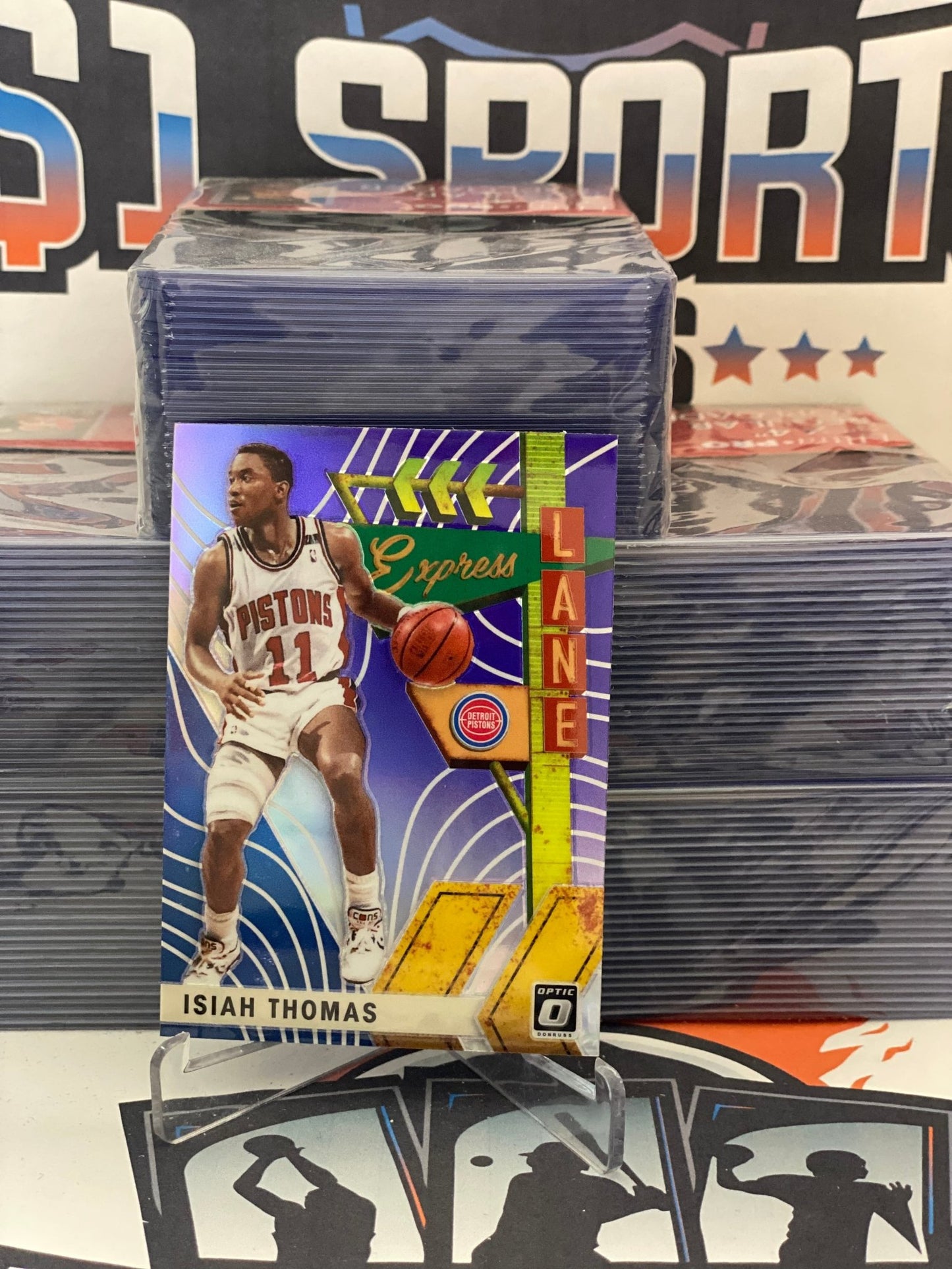 2019 Donruss Optic (Purple Prizm, Express Lane) Isiah Thomas #2