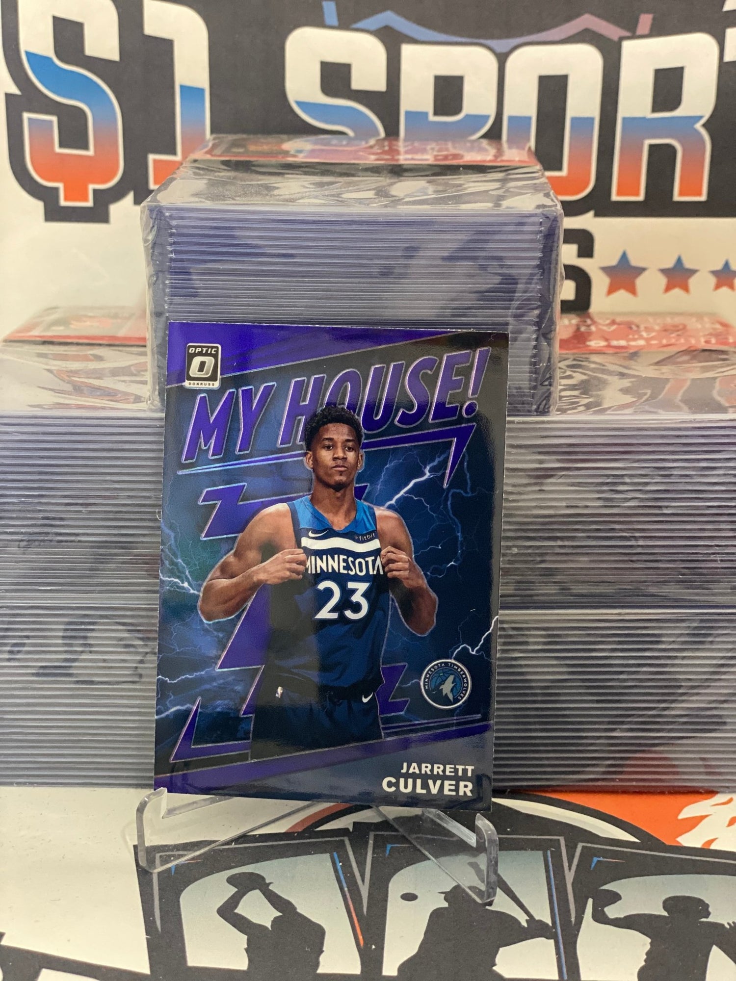 2019 Donruss Optic (Purple Prizm, My House!) Jarrett Culver Rookie #19