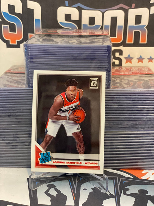 2019 Donruss Optic (Rated Rookie) Admiral Schofield #187