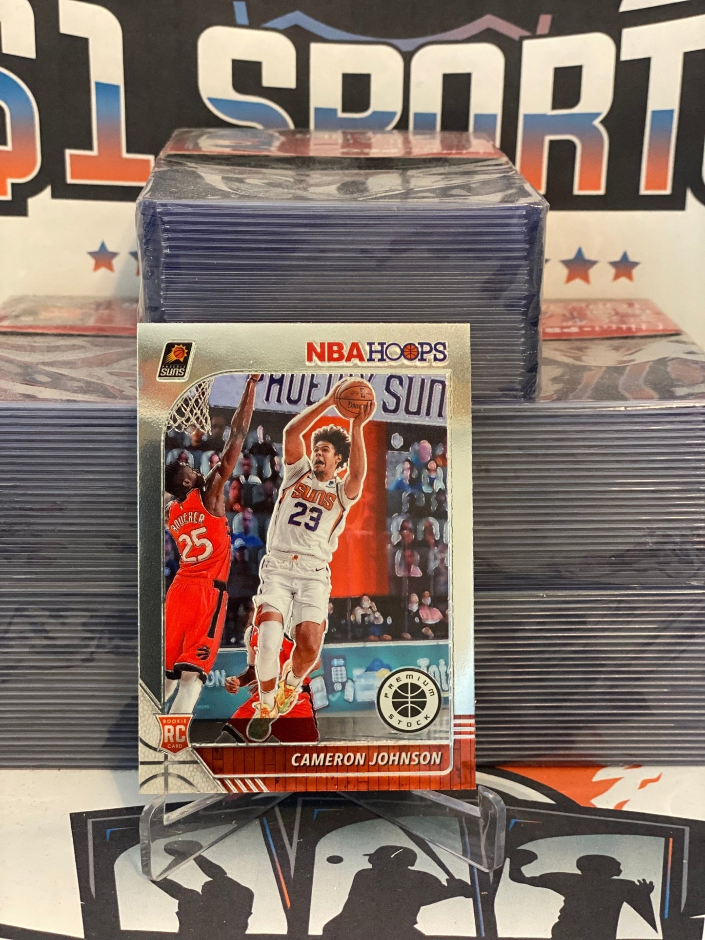 2019 Hoops Premium Stock Cameron Johnson Rookie #208