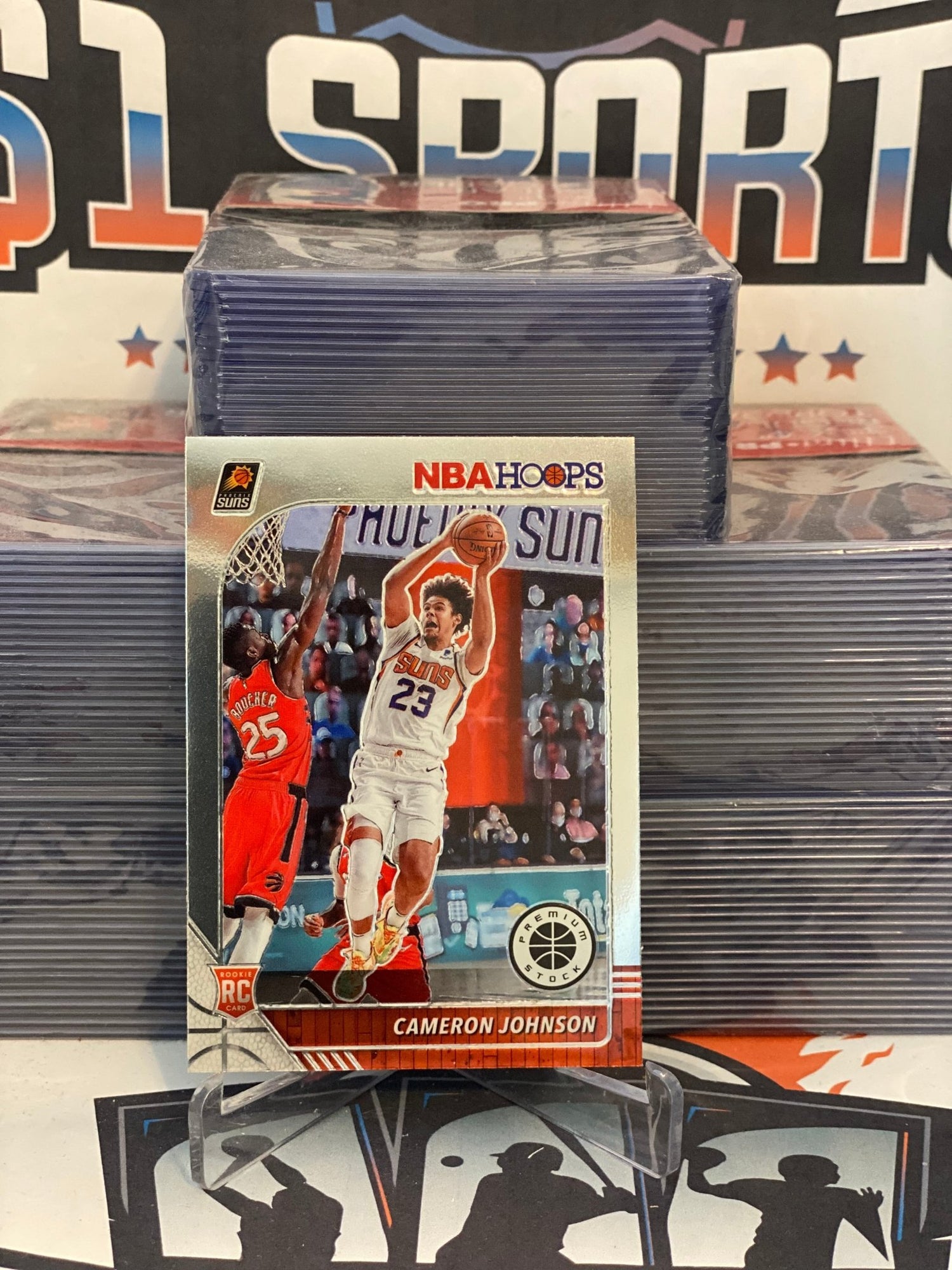 2019 Hoops Premium Stock Cameron Johnson Rookie #208