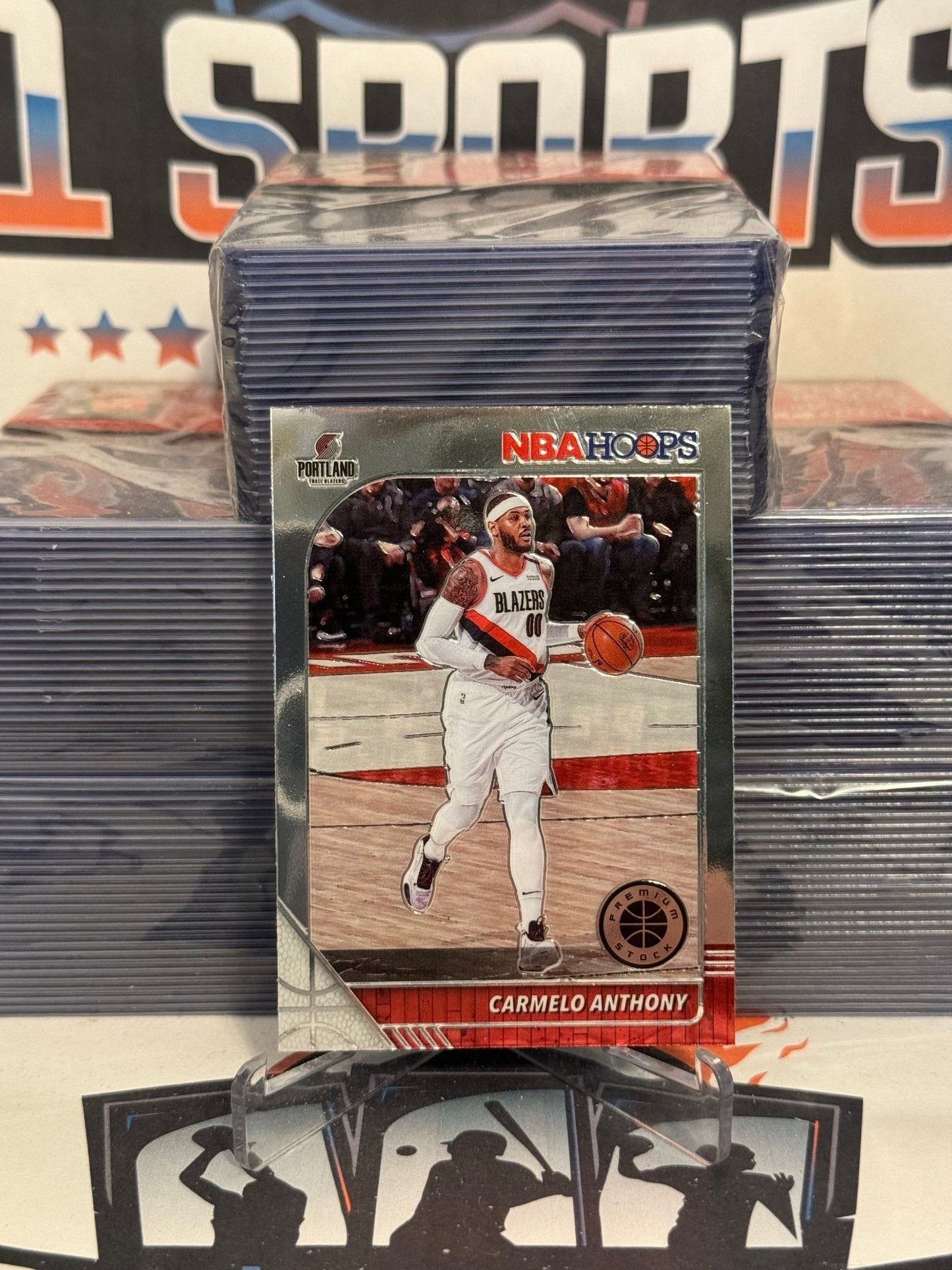 2019 Hoops Premium Stock Carmelo Anthony #105