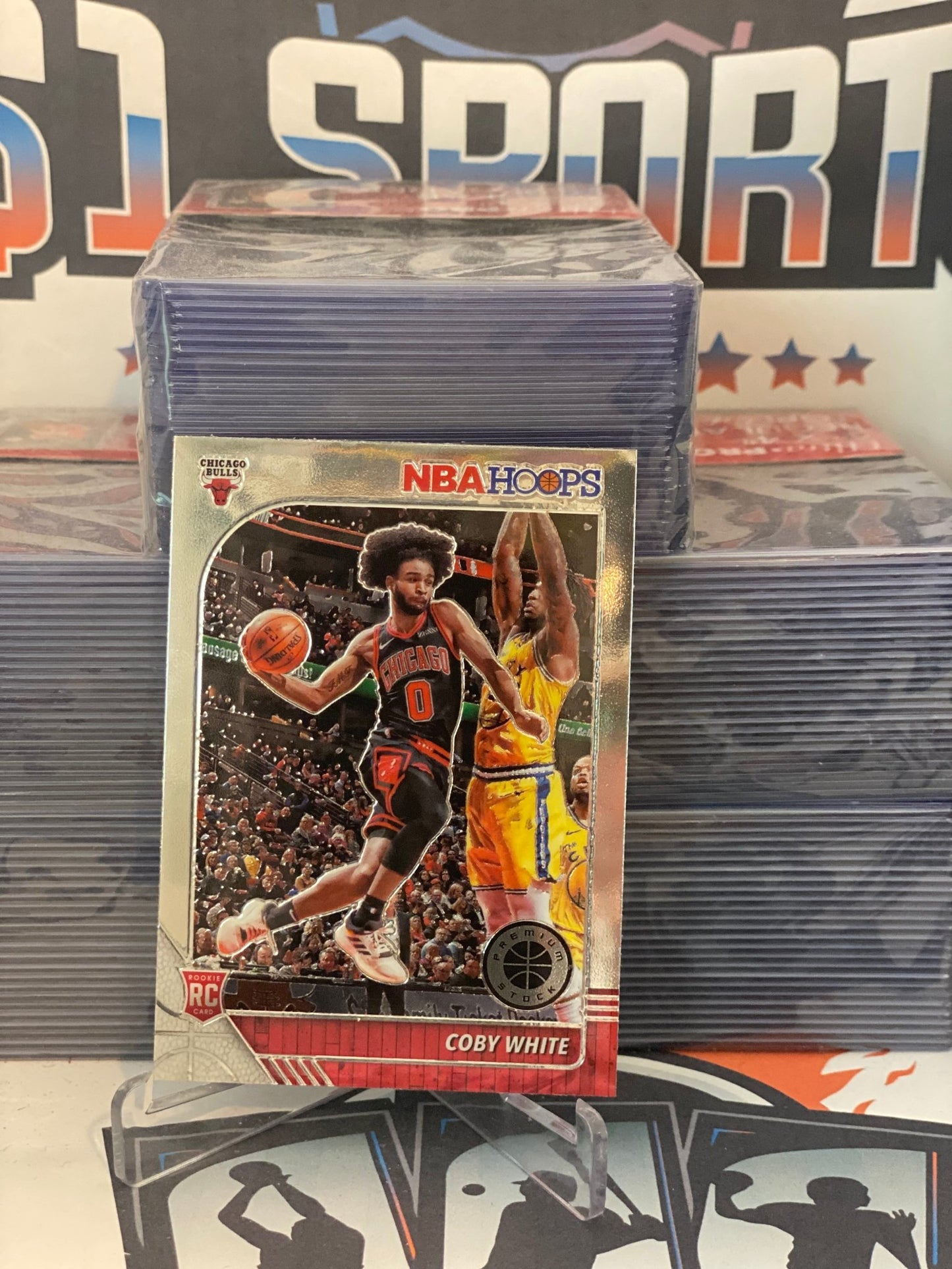 2019 Hoops Premium Stock Coby White Rookie #204 – $1 Sports Cards