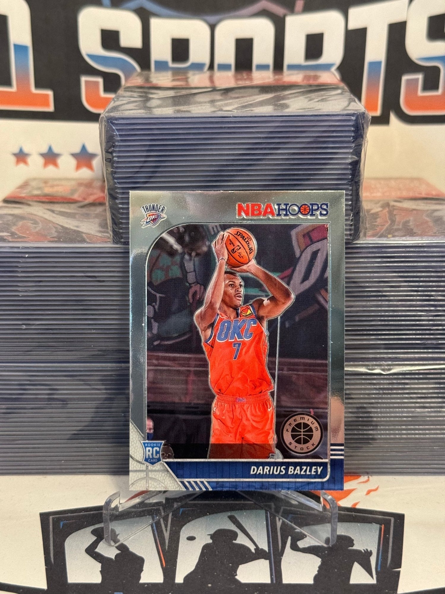 2019 Hoops Premium Stock Darius Bazley Rookie #249