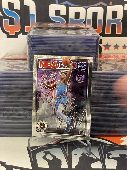 2019 Hoops Premium Stock (Get Out The Way) De'Aaron Fox #13