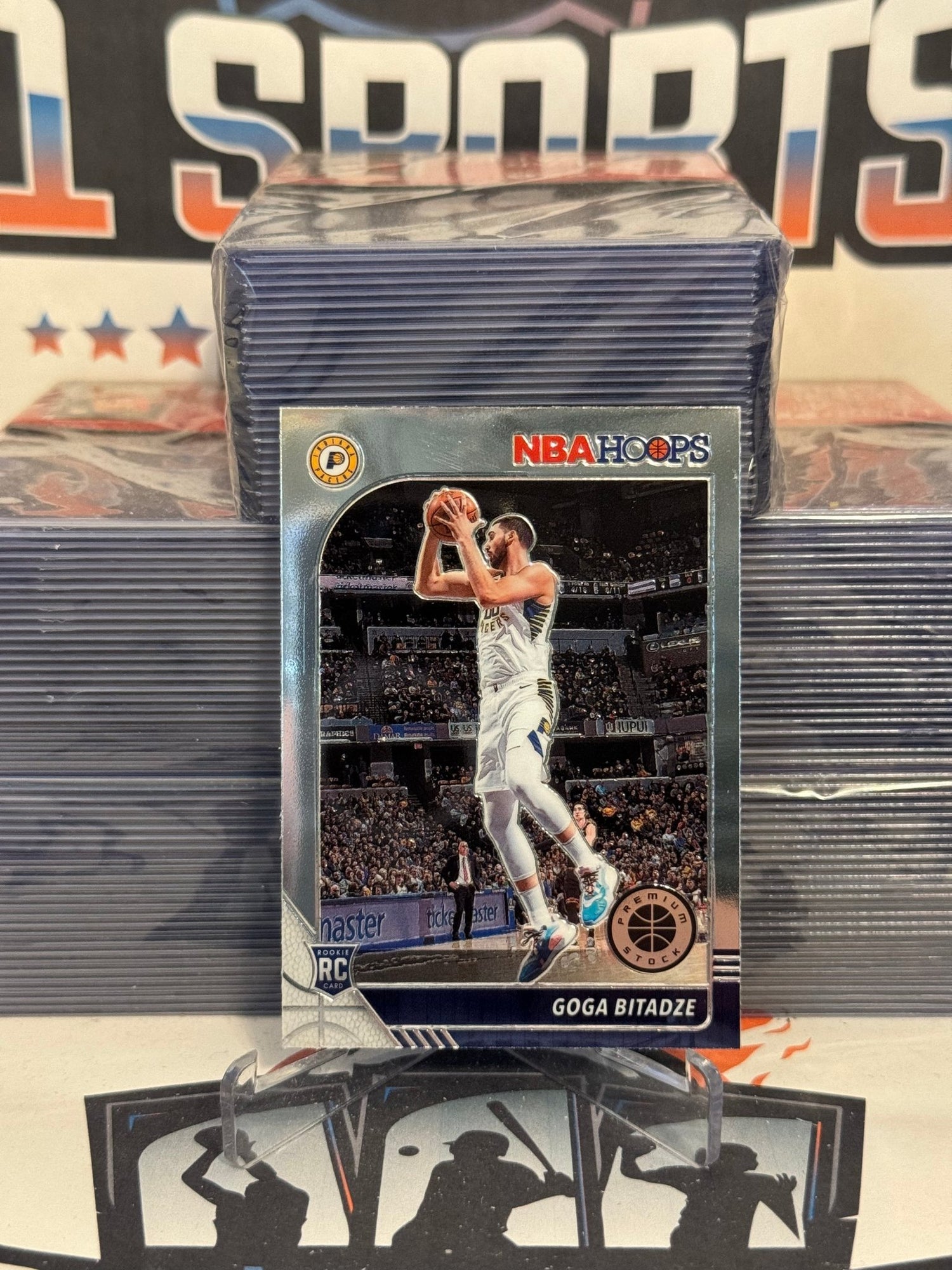 2019 Hoops Premium Stock Goga Bitadze Rookie #215