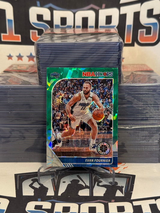 2019 Hoops Premium Stock (Green Cracked Ice Prizm) Evan Fournier #139