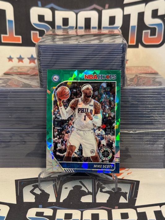 2019 Hoops Premium Stock (Green Cracked Ice Prizm) Mike Scott #279