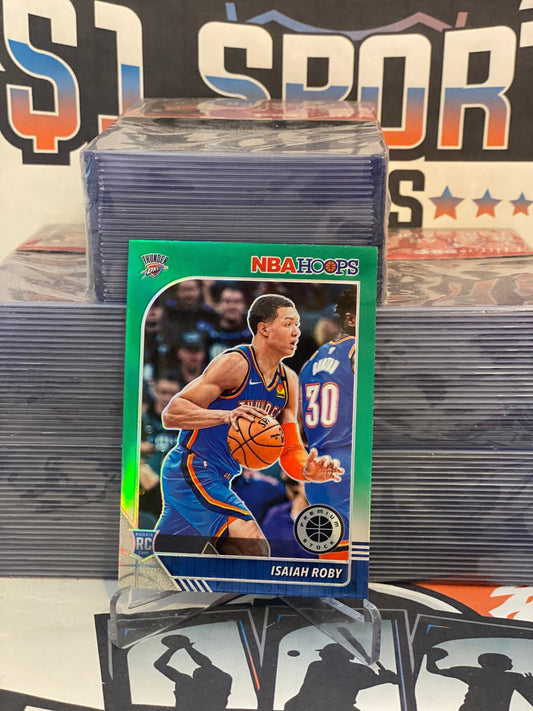 2019 Hoops Premium Stock (Green Prizm) Isaiah Roby Rookie #234