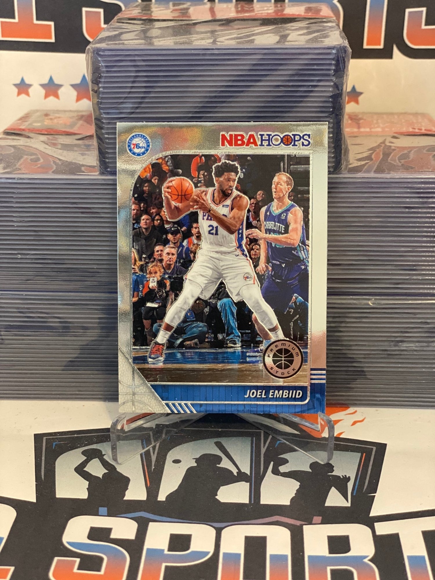 2019 Hoops Premium Stock Joel Embiid #145