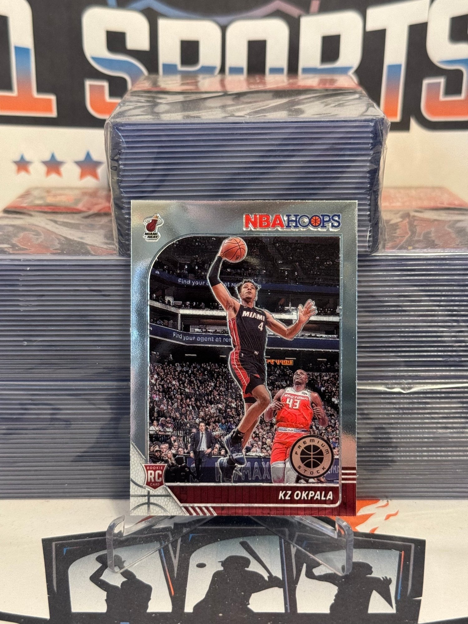 2019 Hoops Premium Stock KZ Okpala Rookie #226