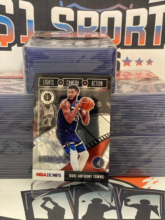 2019 Hoops Premium Stock (Lights Camera Action) Karl-Anthony Towns #12