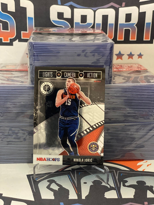 2019 Hoops Premium Stock (Lights, Camera, Action) Nikola Jokic #28