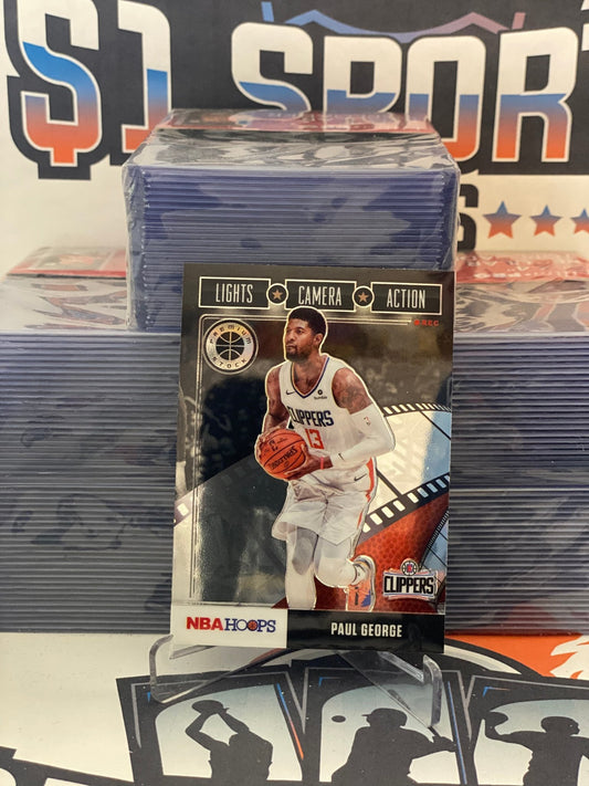 2019 Hoops Premium Stock (Lights Camera Action) Paul George #5