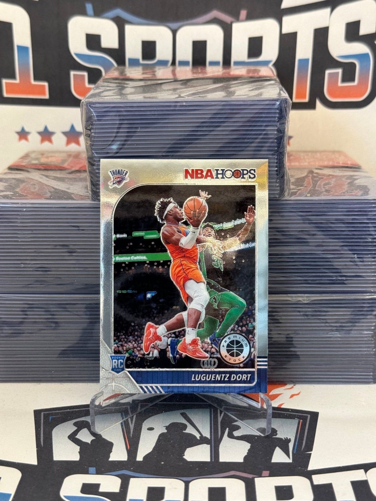2019 Hoops Premium Stock Luguentz Dort Rookie #213