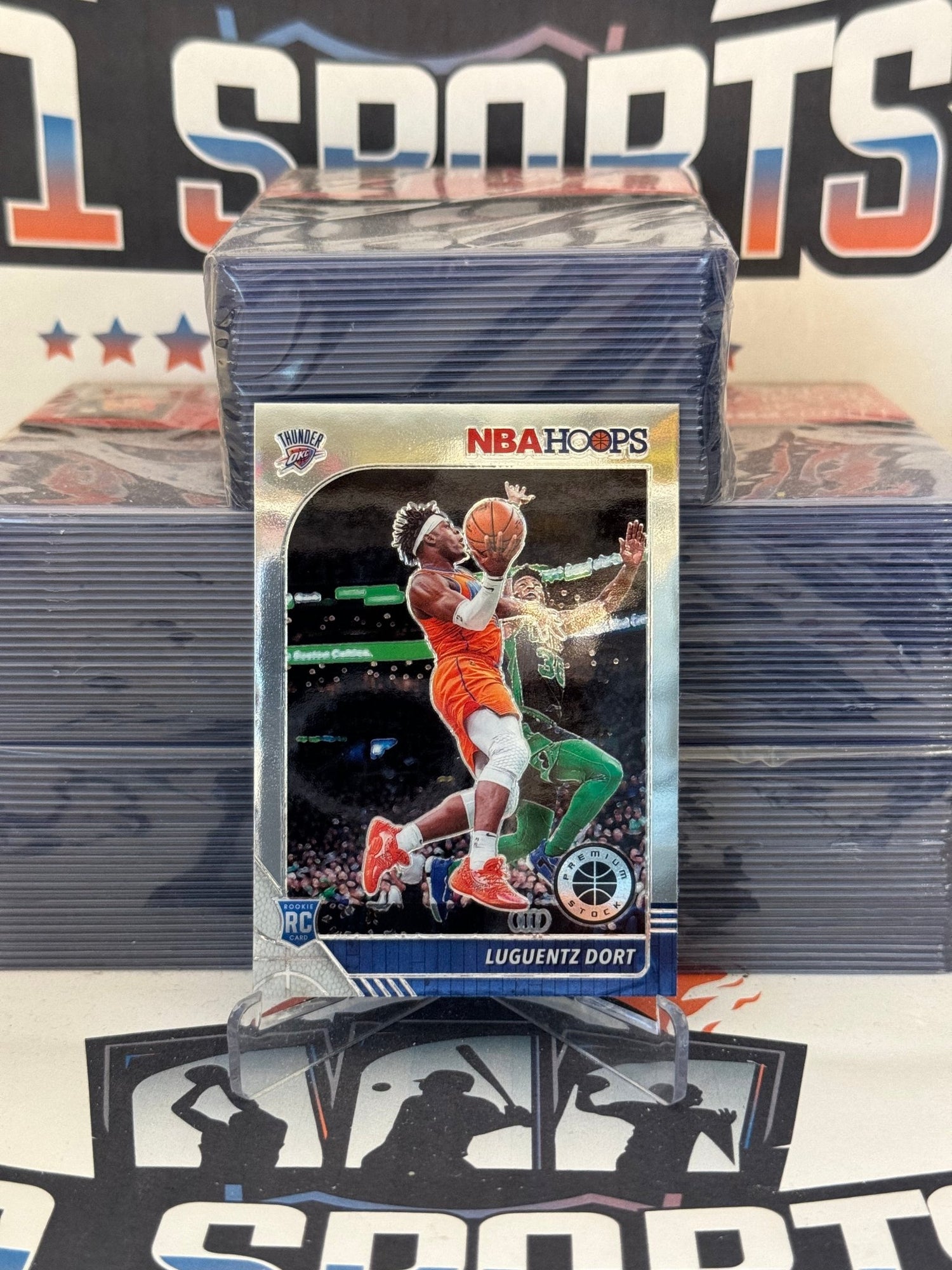 2019 Hoops Premium Stock Luguentz Dort Rookie #213