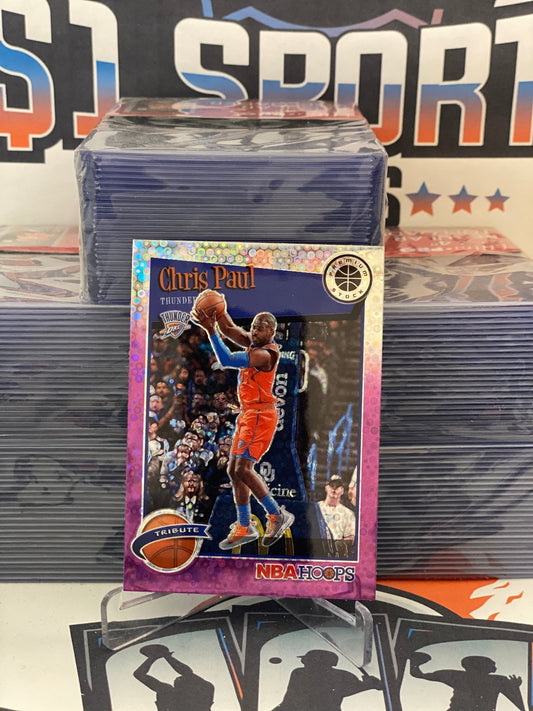 2019 Hoops Premium Stock (Purple Scope Prizm, Tribute) Chris Paul #288