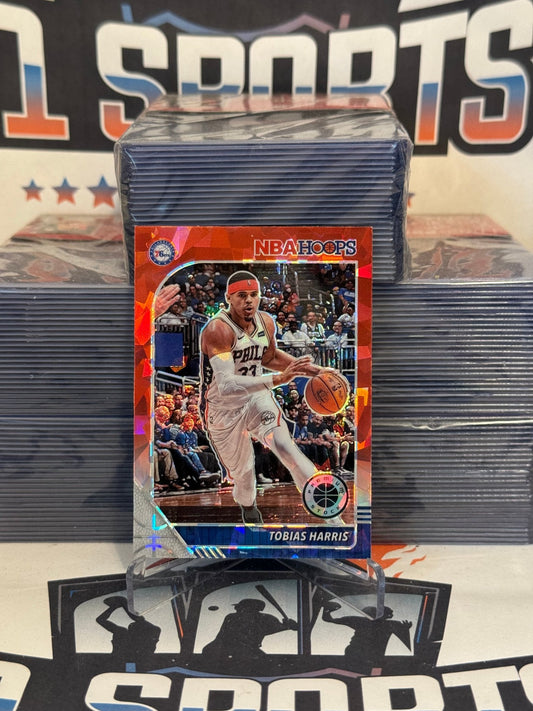 2019 Hoops Premium Stock (Red Cracked Ice Prizm) Tobias Harris #147