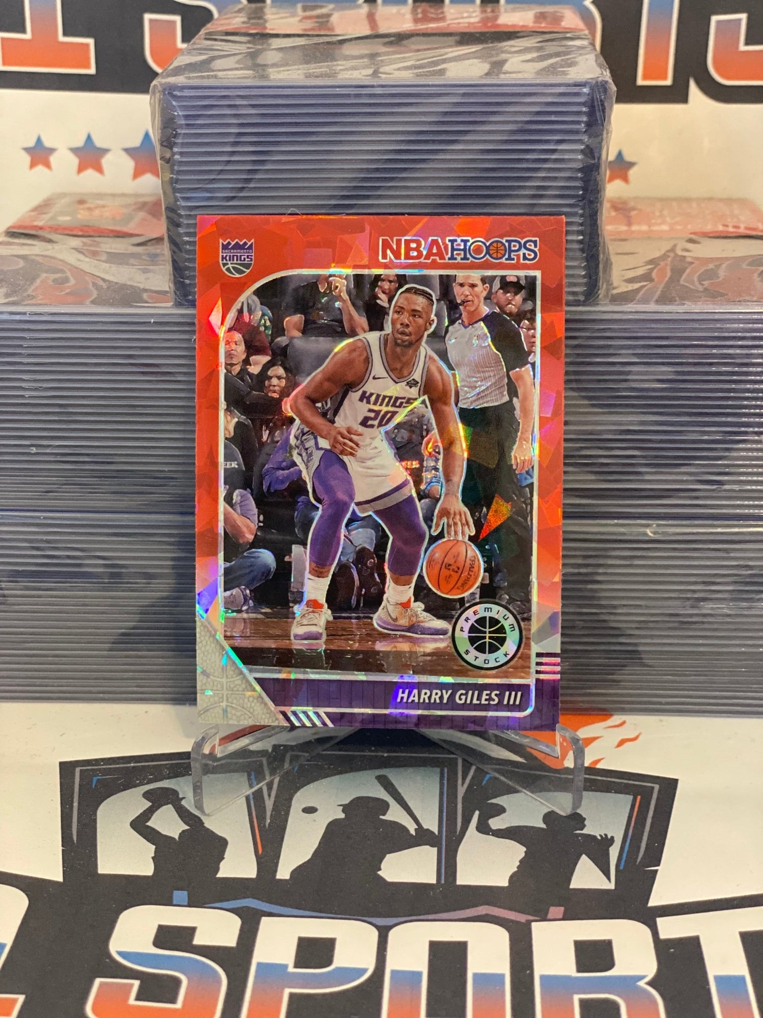 2019 Hoops Premium Stock (Red Ice Prizm) Harry Giles #170