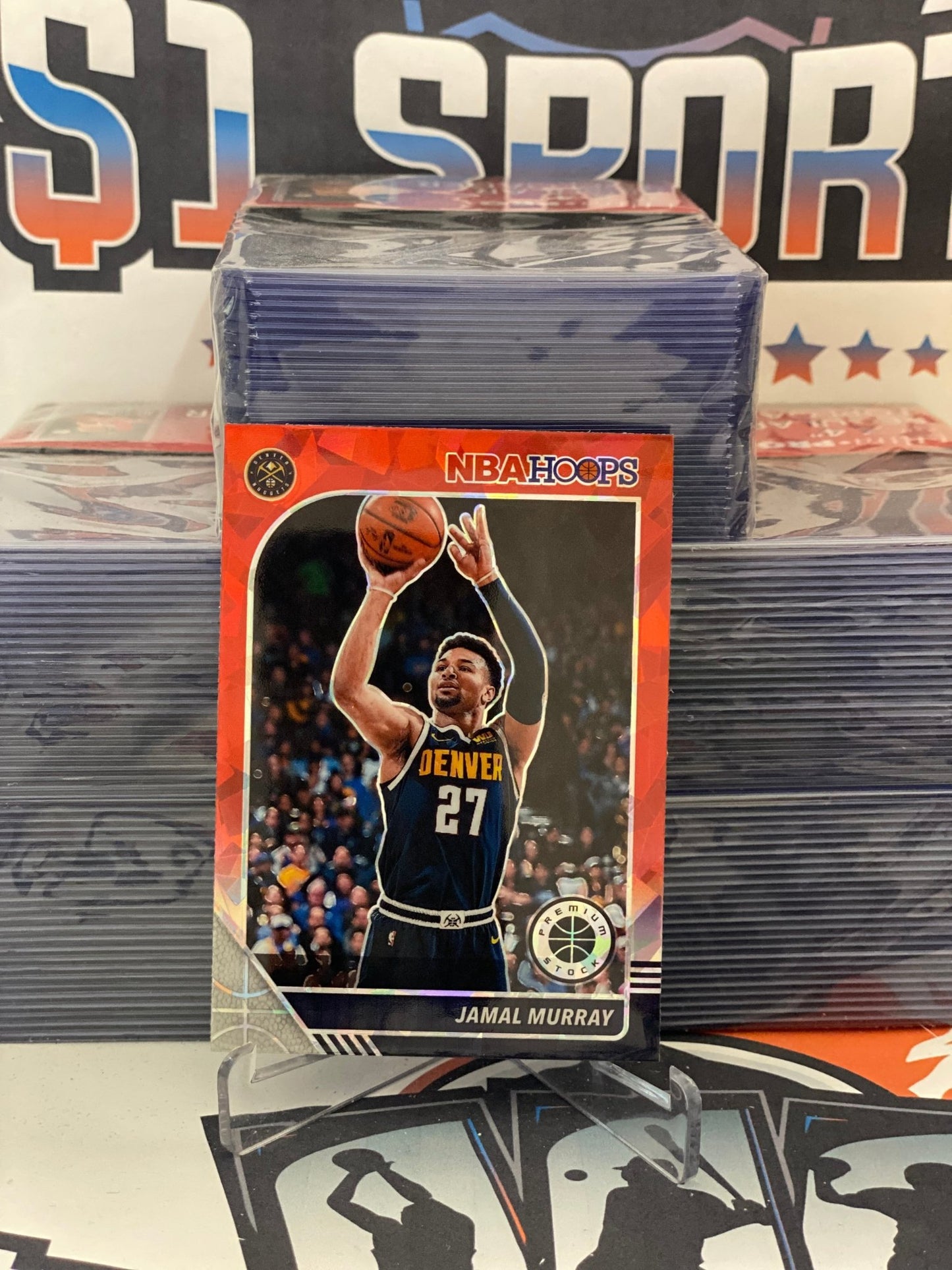 2019 Hoops Premium Stock (Red Ice Prizm) Jamal Murray #46