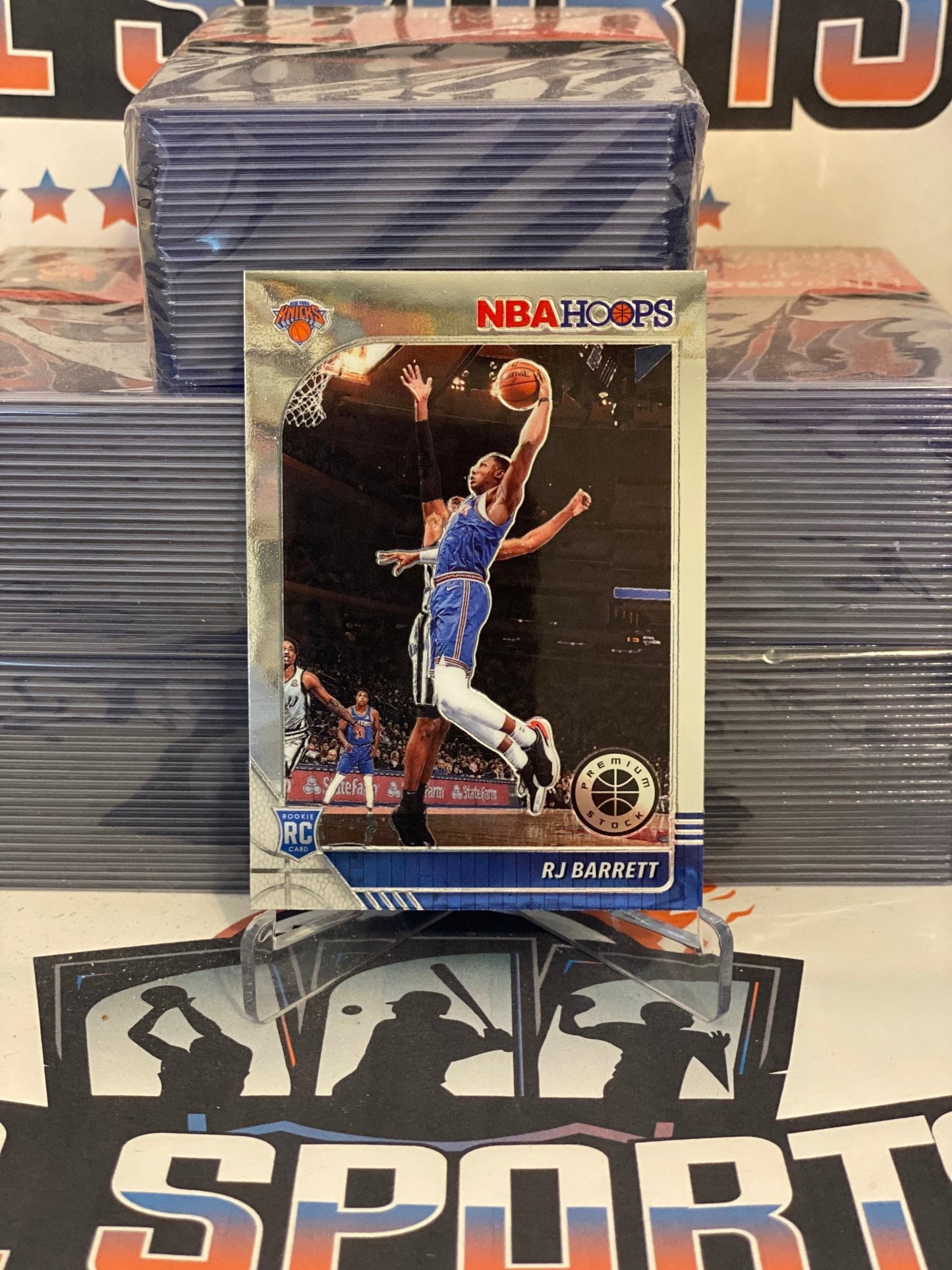 2019 Hoops Premium Stock RJ Barrett Rookie #201