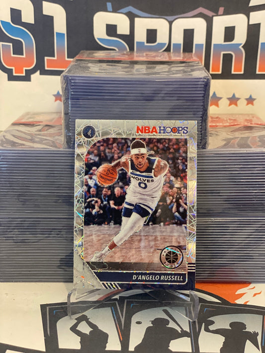 2019 Hoops Premium Stock (Silver Laser Prizm) D'Angelo Russell #18