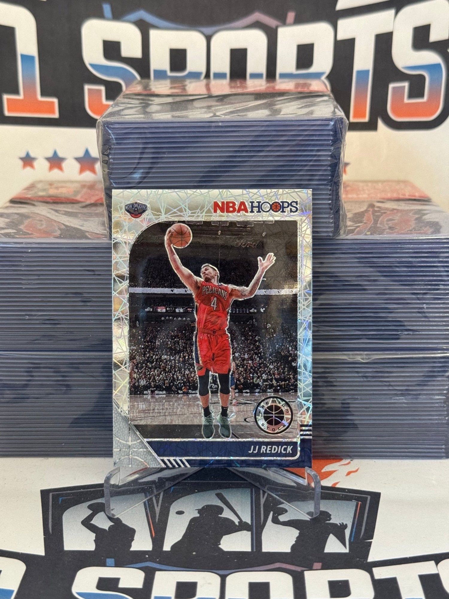 2019 Hoops Premium Stock (Silver Laser Prizm) JJ Redick #148