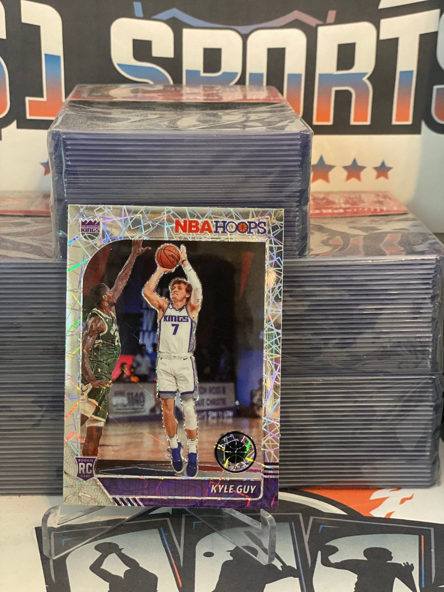 2019 Hoops Premium Stock (Silver Laser Prizm) Kyle Guy Rookie #238