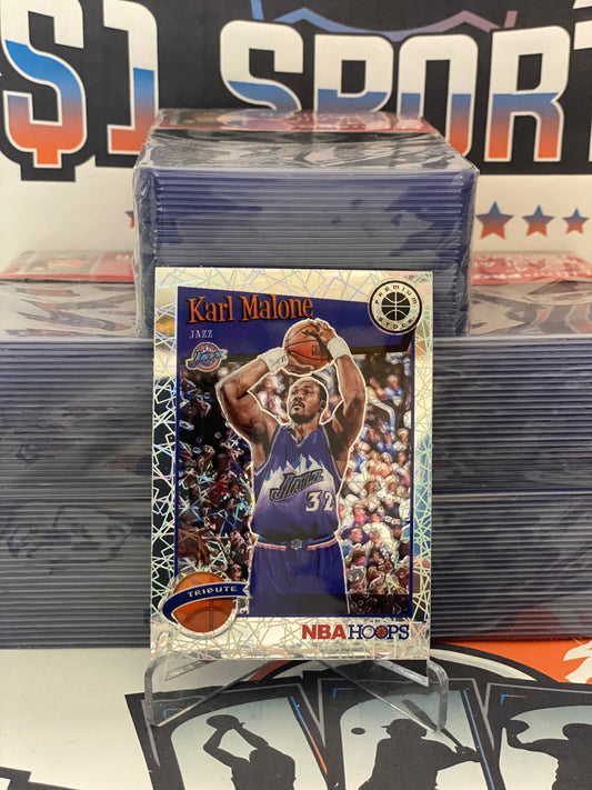 2019 Hoops Premium Stock (Silver Laser Prizm, Tribute) Karl Malone #286