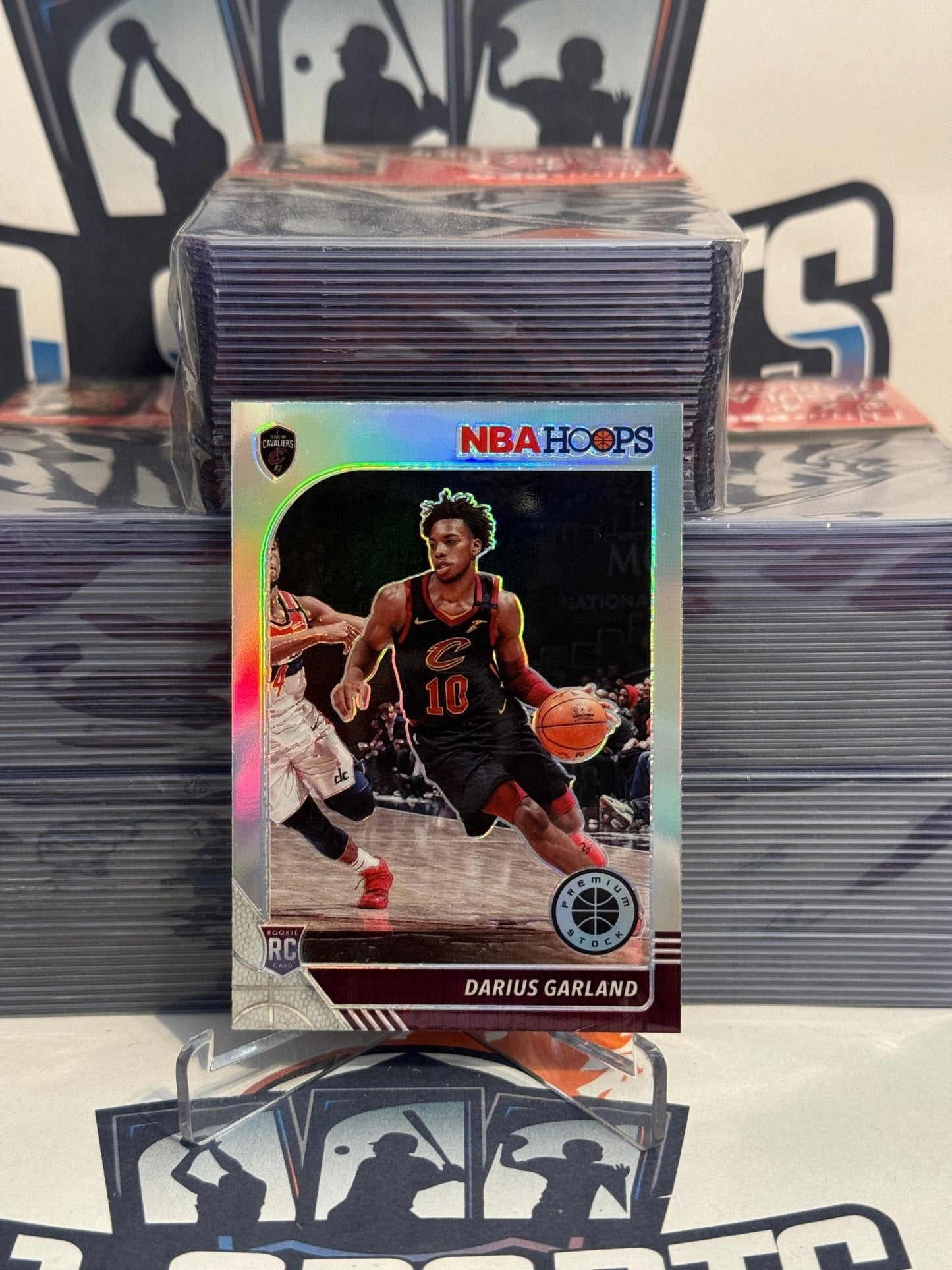 2019 Hoops Premium Stock (Silver Prizm) Darius Garland Rookie #251