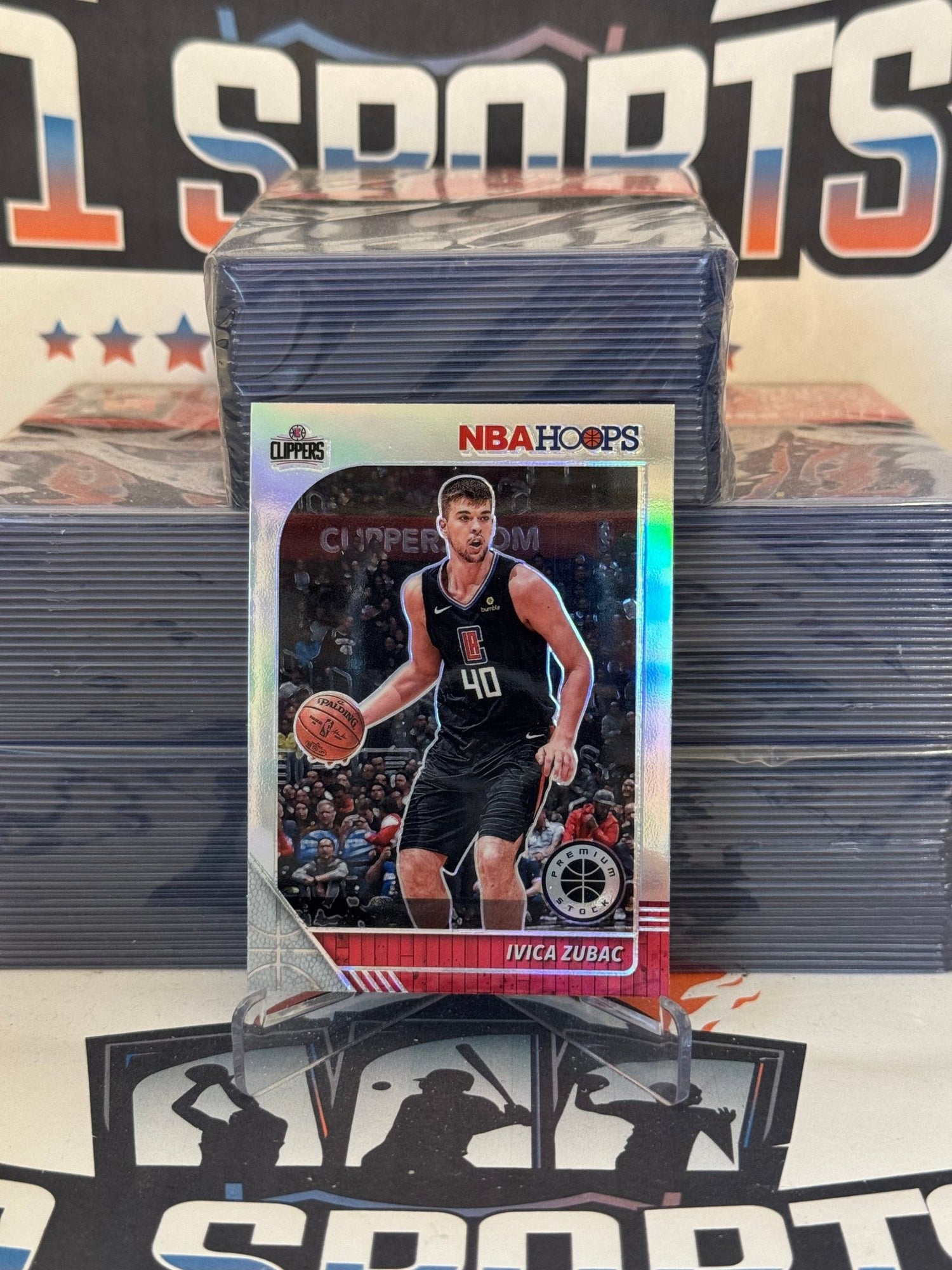 2019 Hoops Premium Stock (Silver Prizm) Ivica Zubac #85