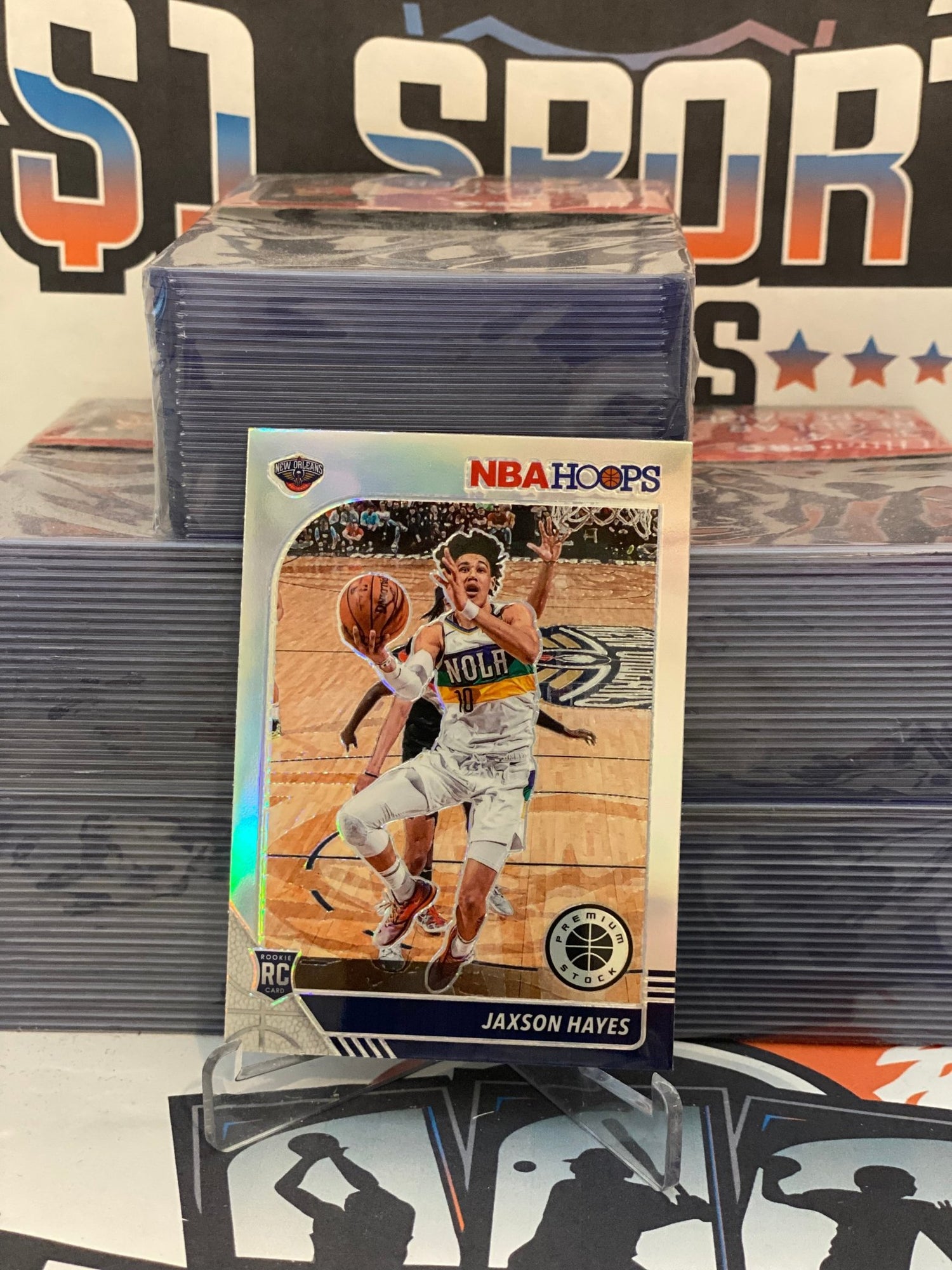 2019 Hoops Premium Stock (Silver Prizm) Jaxson Hayes Rookie #205