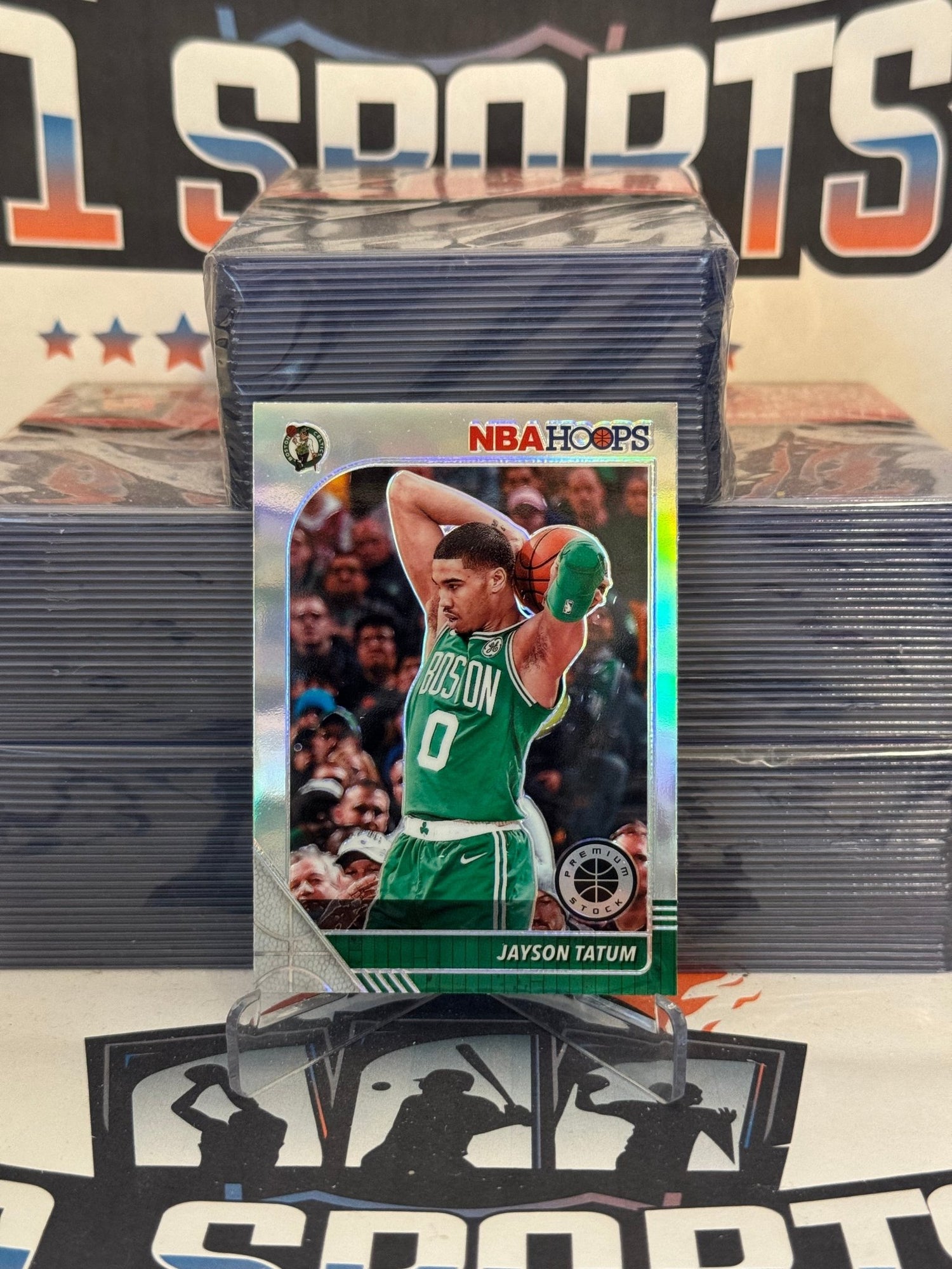 2019 Hoops Premium Stock (Silver Prizm) Jayson Tatum #6