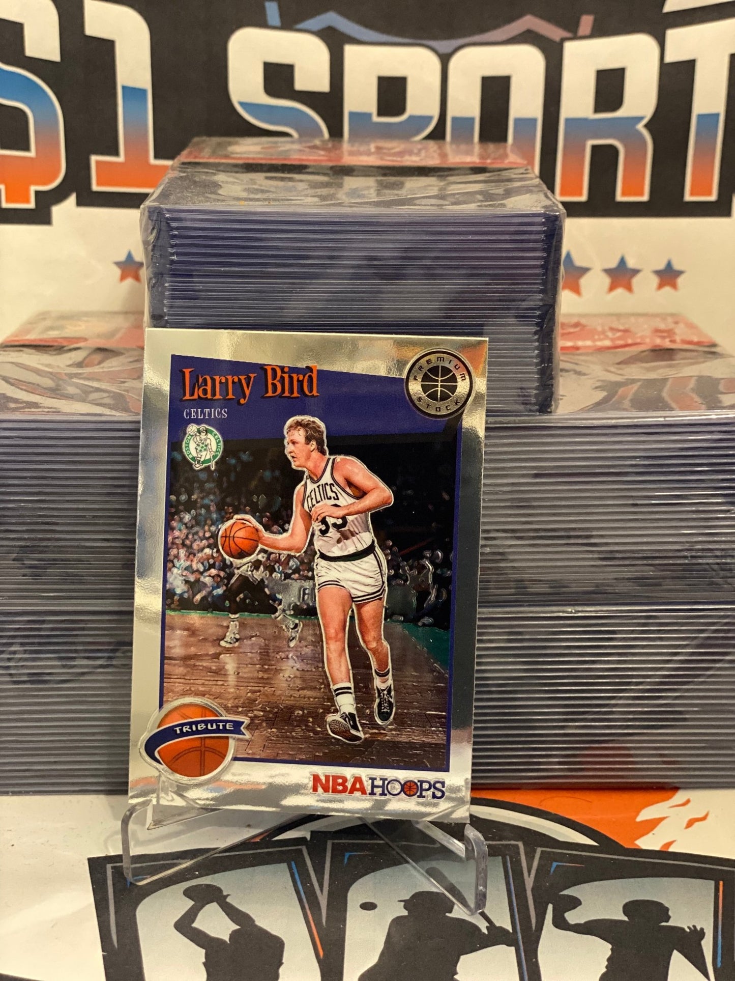 2019 Hoops Premium Stock (Tribute) Larry Bird #289