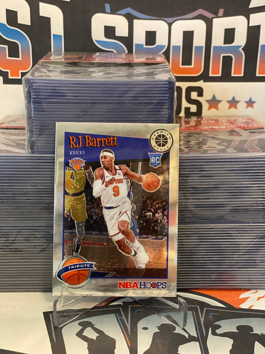 2019 Hoops Premium Stock (Tribute) RJ Barrett Rookie #298