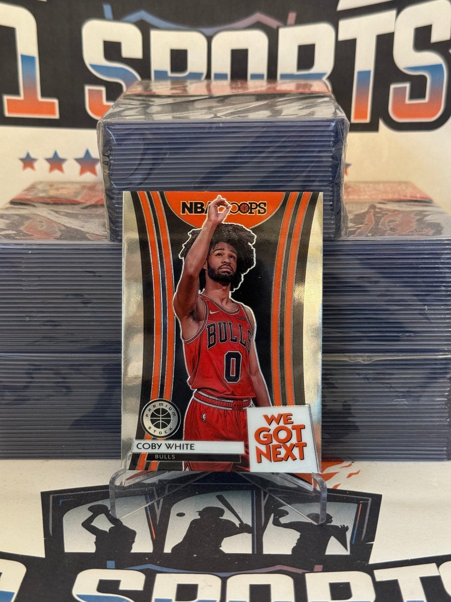 2019 Hoops Premium Stock (We Got Next) Coby White Rookie #3