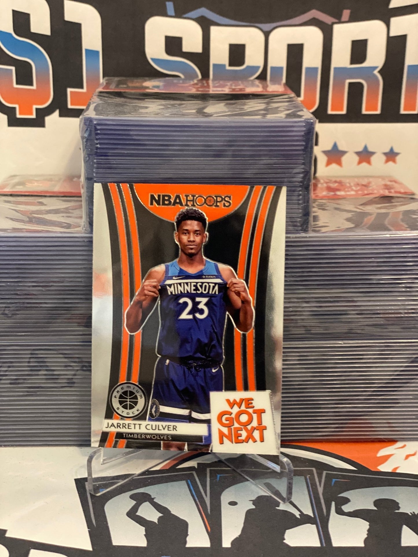 2019 Hoops Premium Stock (We Got Next) Jarrett Culver Rookie #21