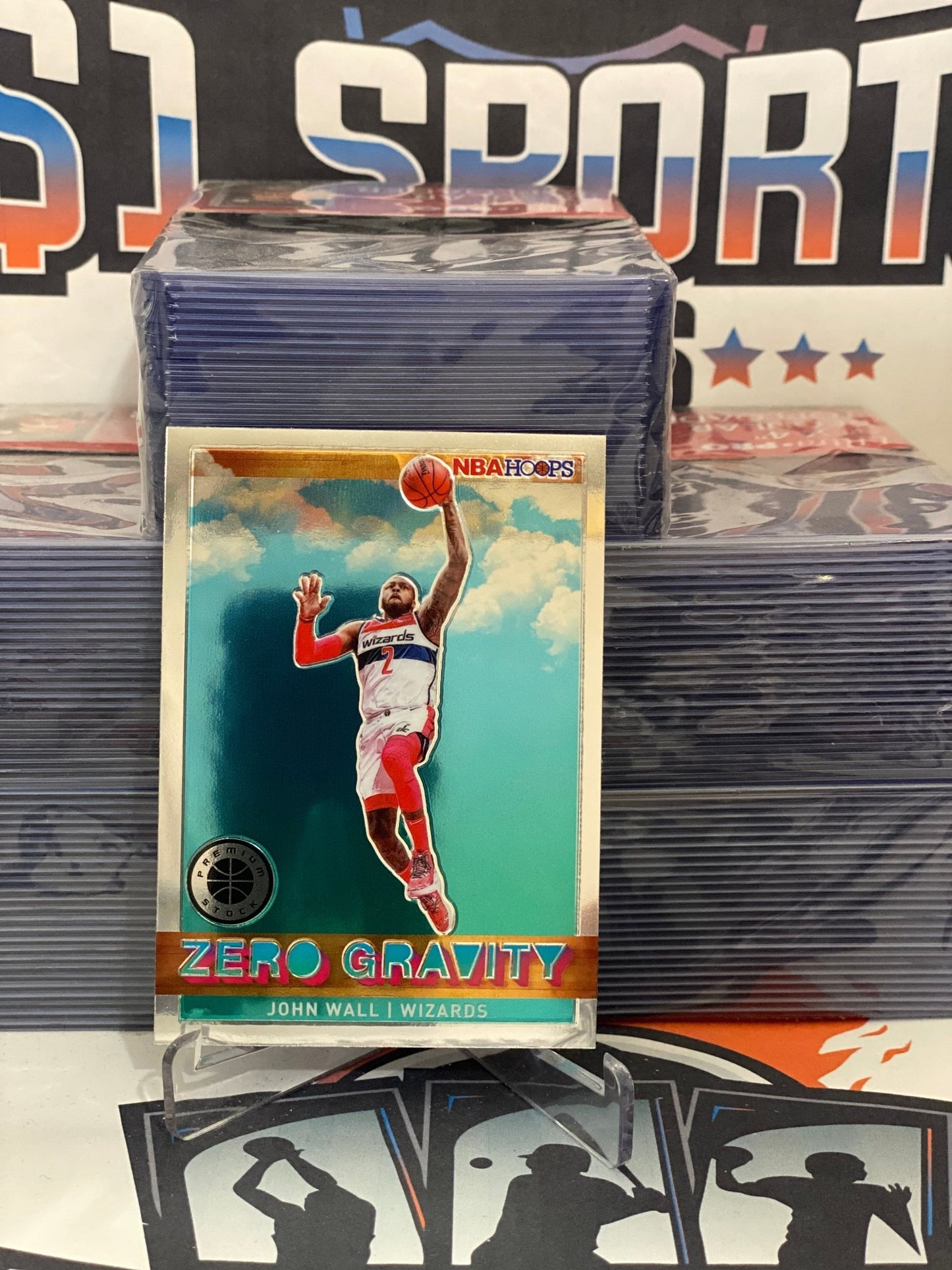 2019 Hoops Premium Stock (Zero Gravity) John Wall #7