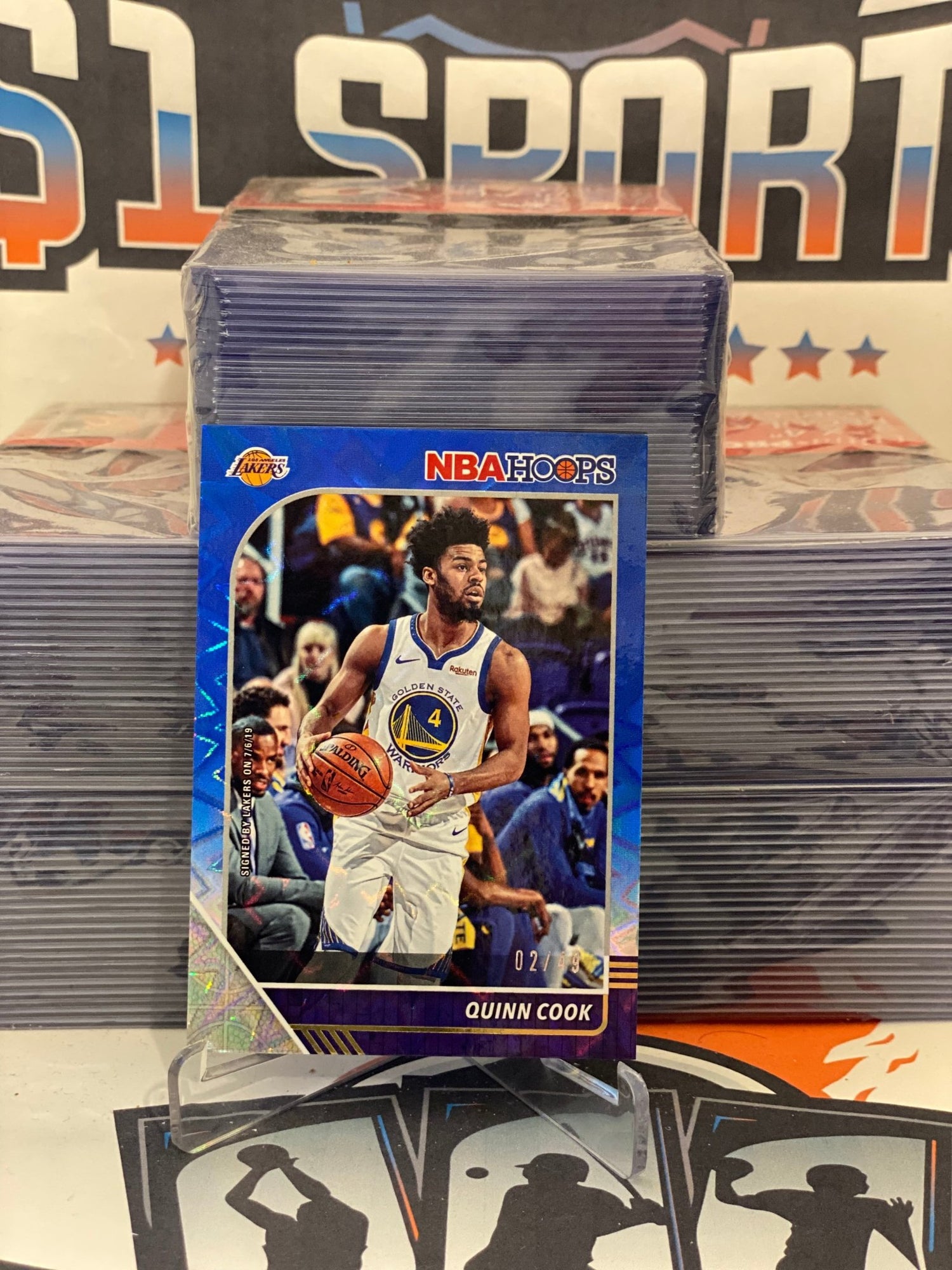 2019 NBA Hoops (Blue 02/49) Quinn Cook #267