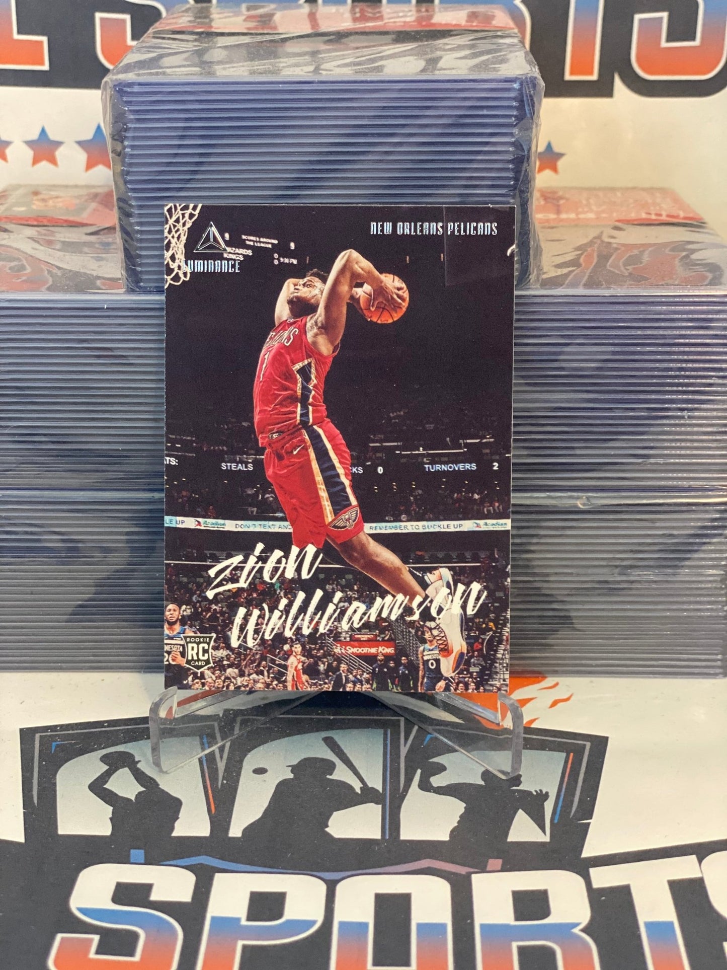 2019 Panini Chronicles (Luminance) Zion Williamson Rookie #143