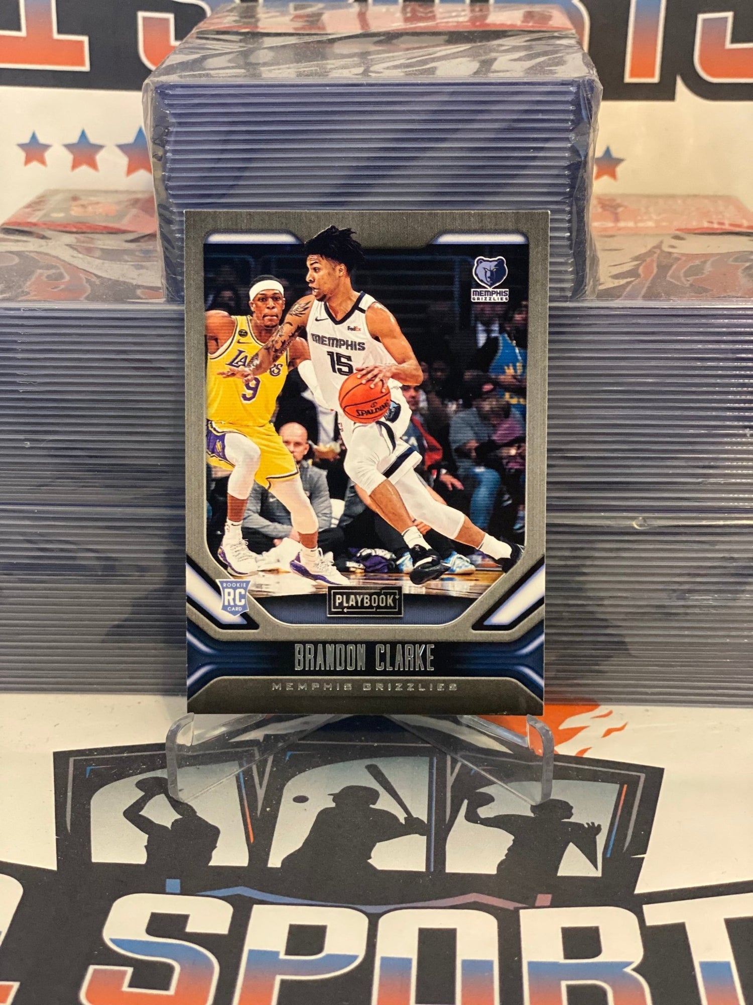 2019 Panini Chronicles (Playbook) Brandon Clarke Rookie #190