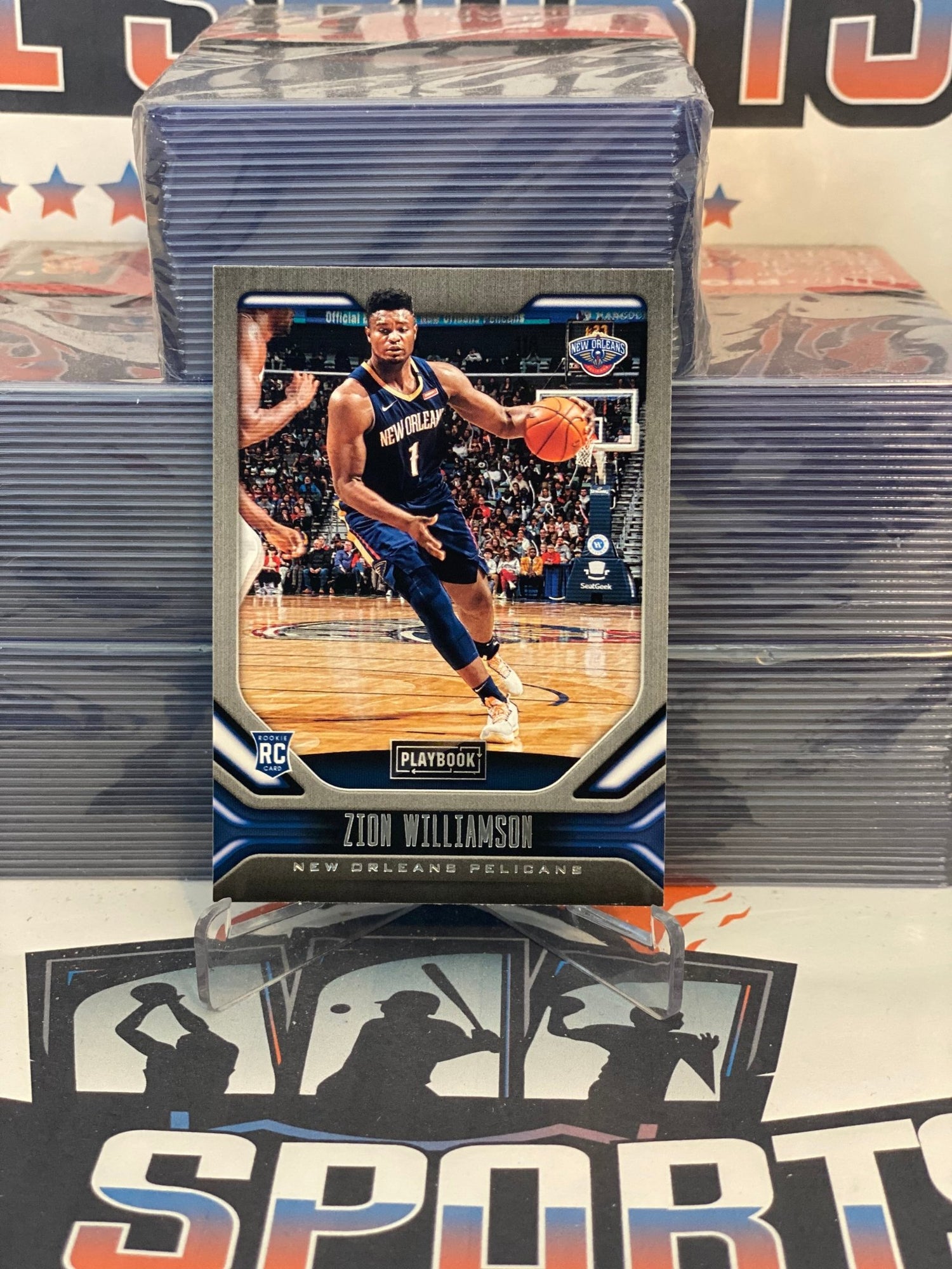 2019 Panini Chronicles (Playbook) Zion Williamson Rookie #169