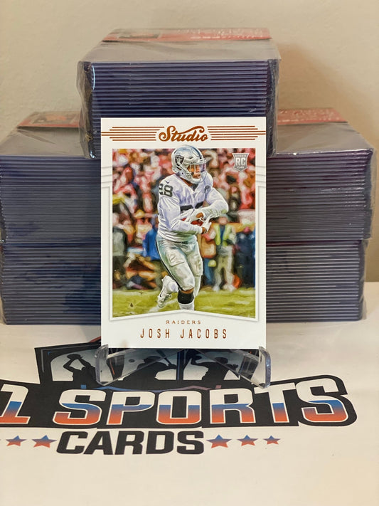 2019 Panini Chronicles (Studio) Josh Jacobs Rookie #S4
