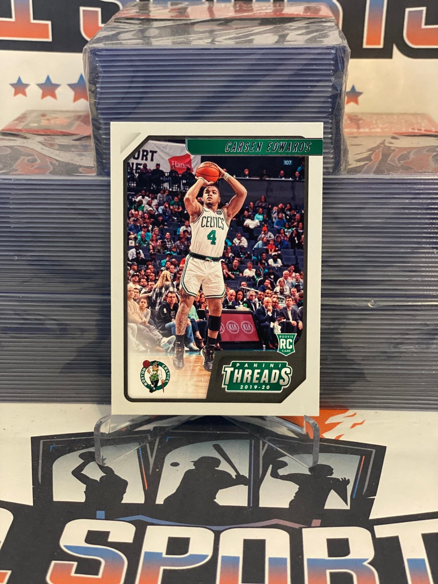 2019 Panini Chronicles (Threads) Carsen Edwards Rookie #93