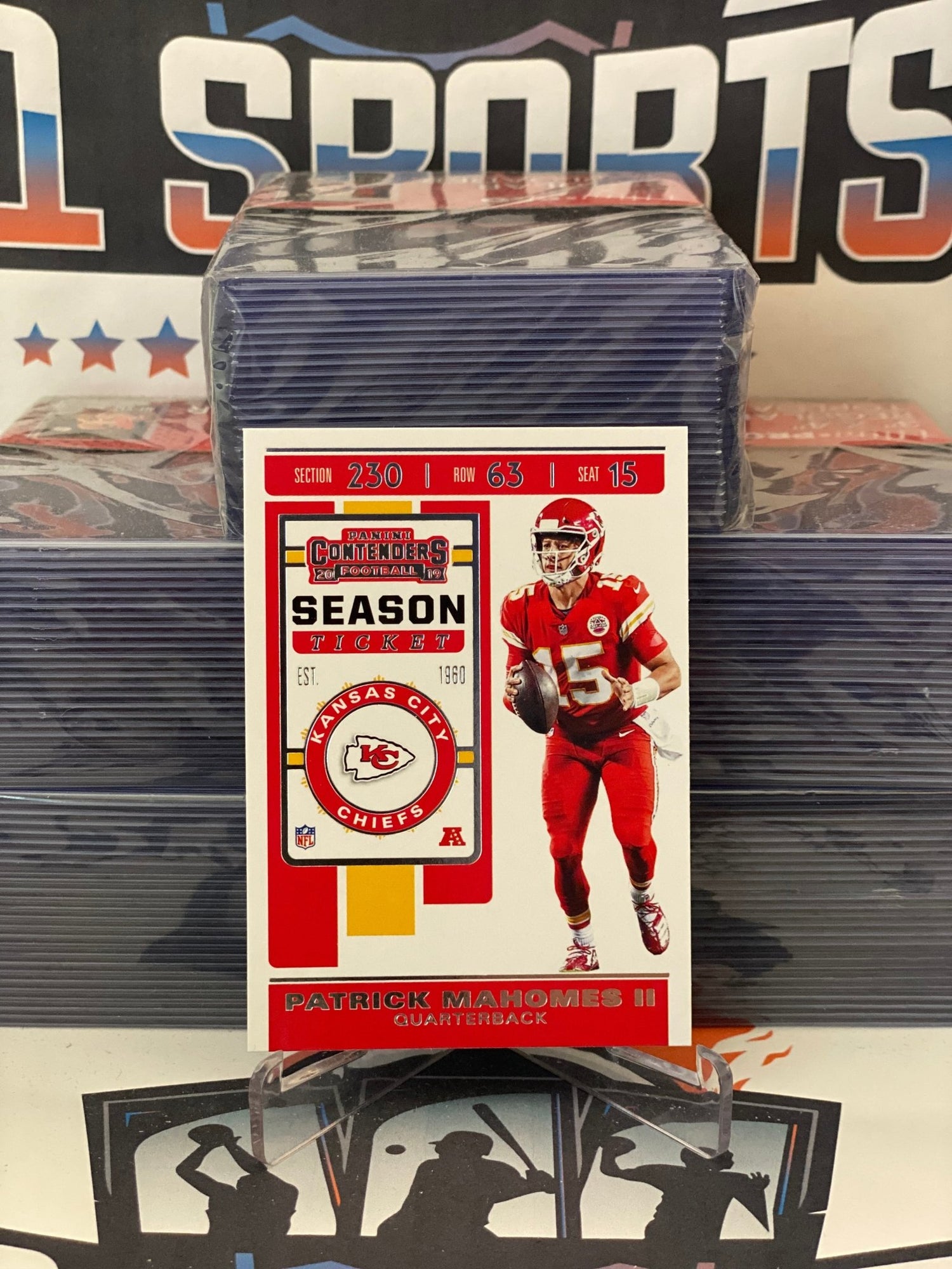 2019 Panini Contenders Patrick Mahomes II #39